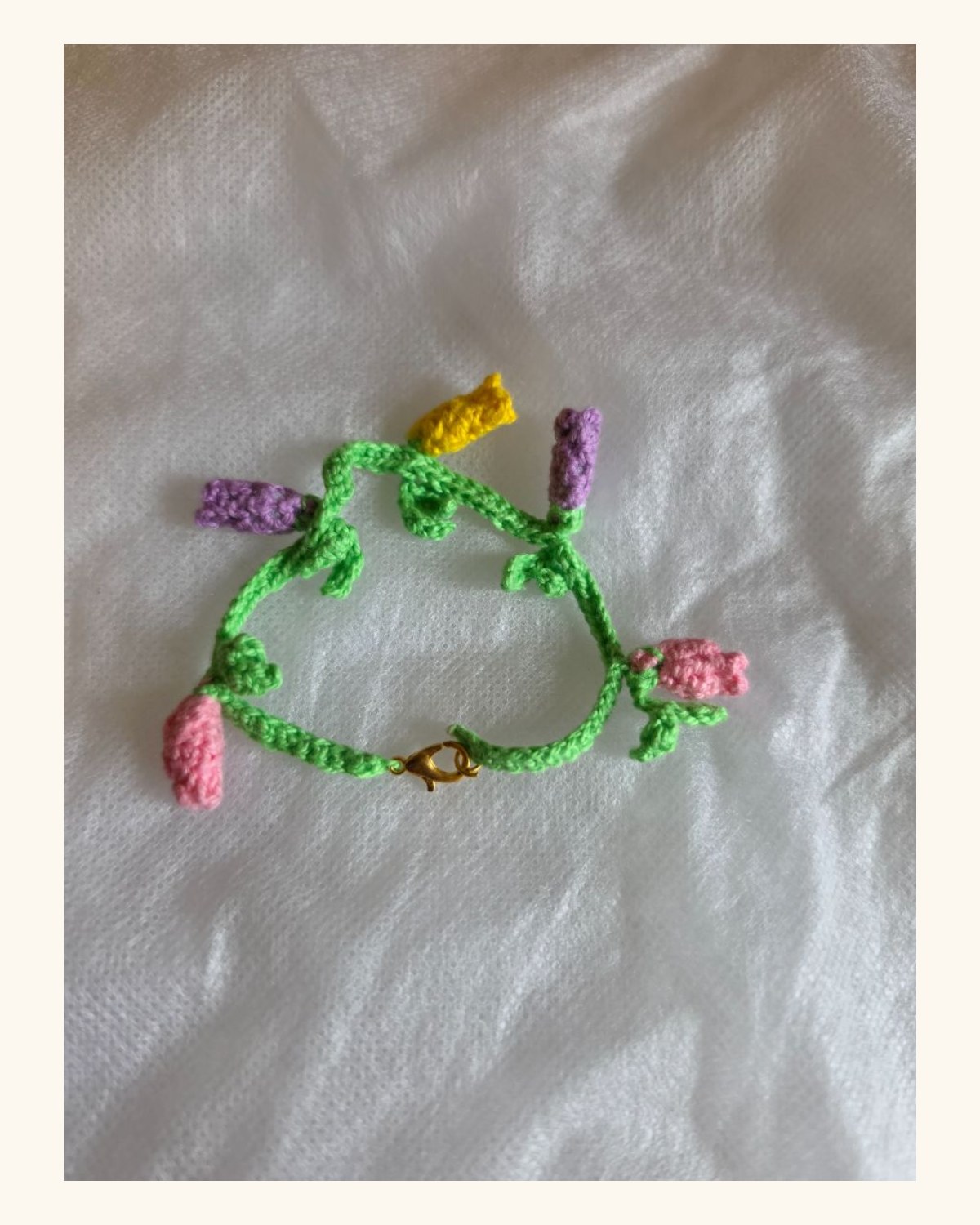 Floral vine bracelet