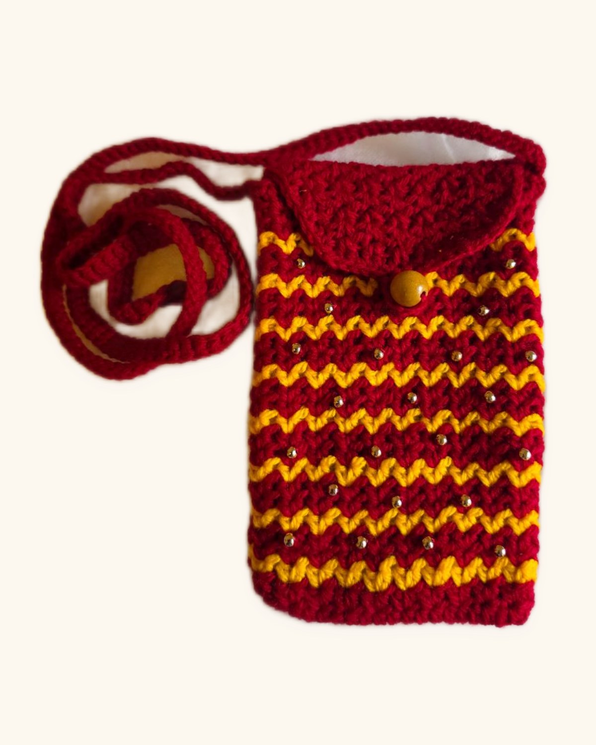Artisan crochet phone bag · photo 1