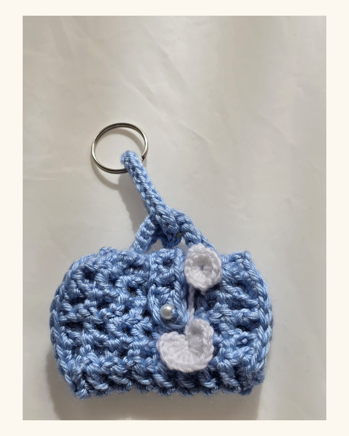 Handcrafted Mini crochet keychain bag · photo 1