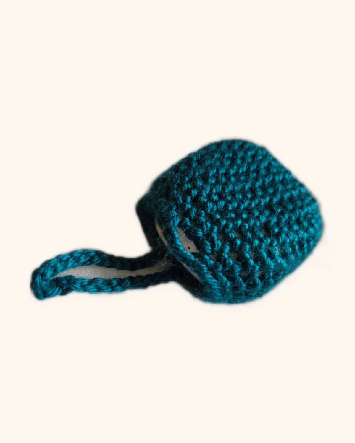Deep teal tech pouch